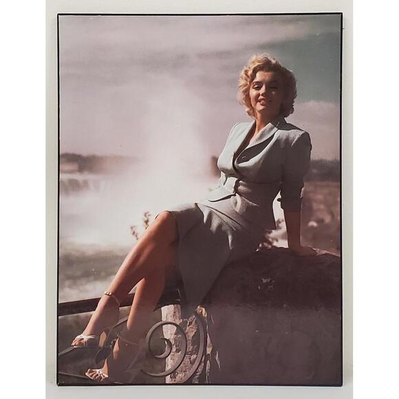 Other - Vintage 80's Marilyn Monroe Niagara Falls 1950s Vintage Color Photo Print 12x15"